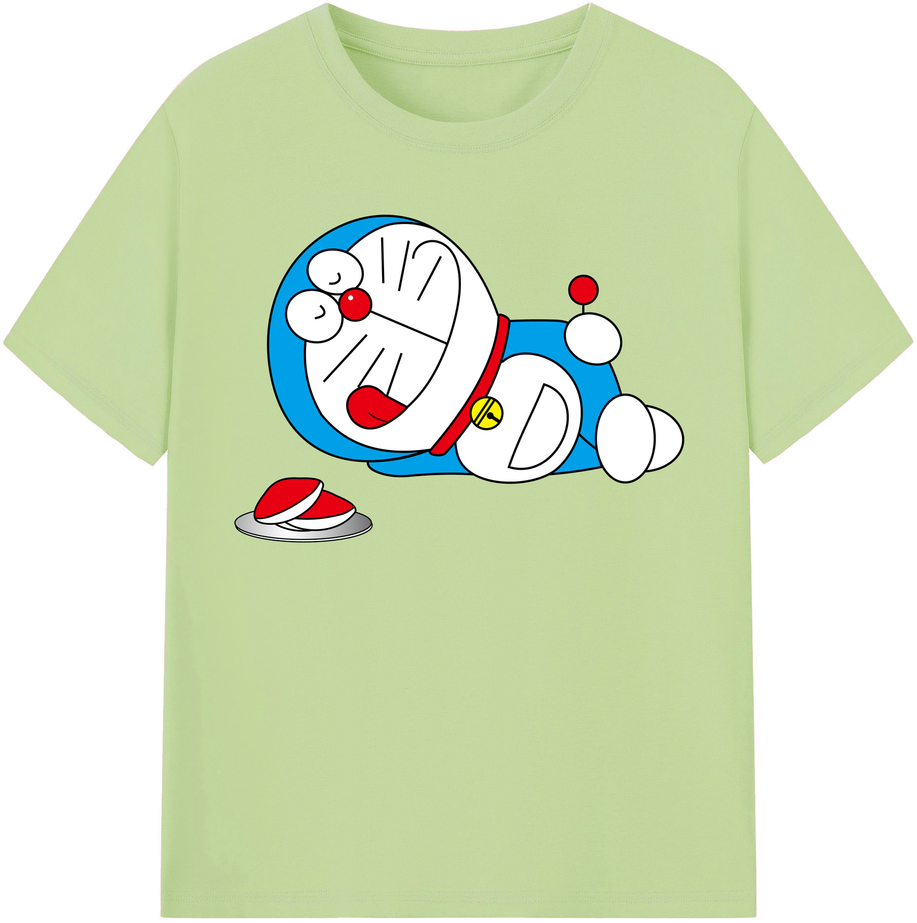 （画像用） ドラえもん Doraemon 綿100％半袖Tシャツ（フロントプリント）